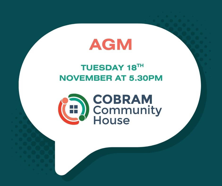 AGM Notice for Cobram Community House