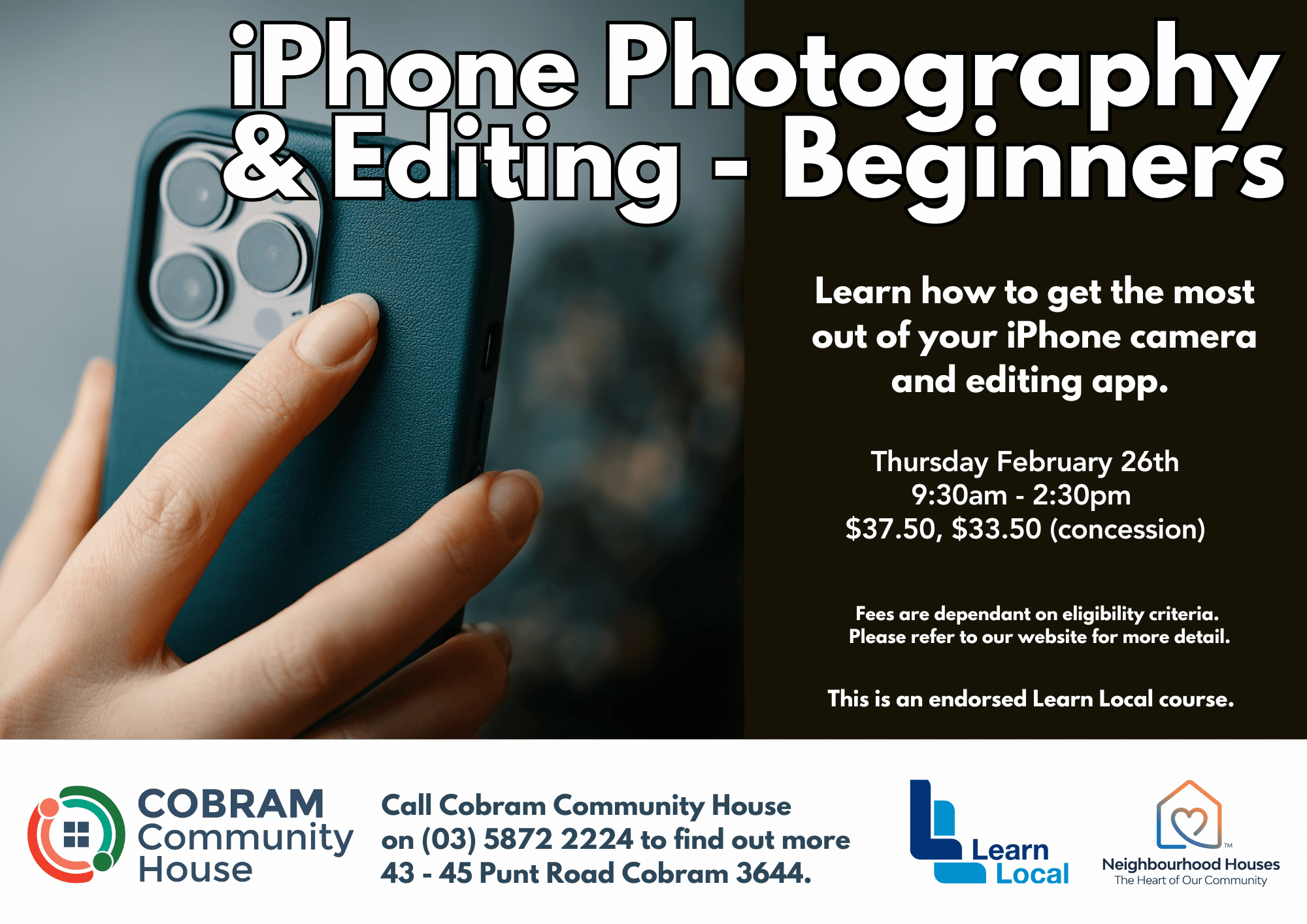 An image od a hand holding an iPhone